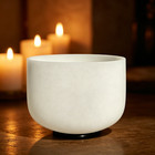 14 Inch C Note Root Chakra 432hz Frosted Crystal Singing Bowl  bag Sound Healing