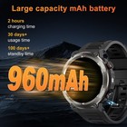 Blackview Military Smart Watch For Men W  Bluetooth Calls Health Fitness Watches