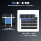 Rvpozwer 100w Watt 12v Monocrystalline Solar Panel 18bb Cell Rv Home Off Grid Us