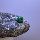 Ancient Pre Columbian Green Jade Pendant Combine Shipping  532