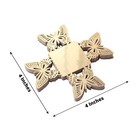 Gold 50 Metallic 4  Butterfly Mini Square Paper Cupcake Dessert Liners Party