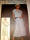 Simplicity 6738 Top Skirt Jacket Sewing Pattern Ladies 12 Flare Classic Cut Vtg