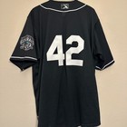 The Jackson Generals Minor League Baseball  42 Black Jersey