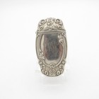 Antique Sterling Match Safe With Scrolls And Flowers  Matchsafe  Vesta
