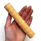 Texture Roller For Clay Aztec Print Pattern Diy Craft Baking Dough Stamp Jewelry