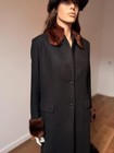 Vintage Genuine Fur Collar And Cuffs Set Real Fur Trim 1980s