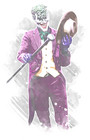 The Joker Watercolor Painting Art Print poster Free S h  Batman