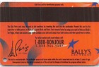 Paris Casino - Las Vegas  Nv - 3b Issue Slot Card  Star To Ballys Gap  blank 