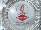 Vintage Grain Belt Brewery Beer Glass Restaurant Ashtray Advertising 4  X 4 