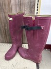 Hunter Original Tall Wellies rain Boots  Matte Aubergine Women   s 10