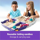 Kinetic Sand  Folding Sand Box With 2lbs Play Sand 7 Molds   Tools  Sensory Toys