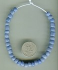 African Trade Beads Vintage Antique Venetian Glass Drawn Heat Rounded Striped