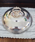Covered Footed Silver-plated Serving Dish With Lid 10       Across