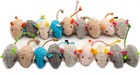 Catnip Mice Cat Toy 18 Pack Plush Mice Toys For Indoor Cats Kitten Value Pack