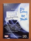Captain Marvel 2020 Masterpieces Sketch Card By Huy Troung Avengers Ms