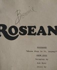 Roseanne Tv Show Script   Lot From Actress Bonnie Sheridan  