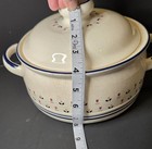 Vintage Country Borders Covered Casserole Made In Japan