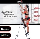 Maxiclimber Vertical Climber Exercise Machine W  Elastic Resistance System New