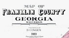 1910 Map Of Franklin County Georgia