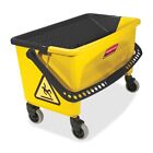 Rubbermaid Commercial Fgq90088yel 7 Gal Hygen Down Press Mop Bucket And