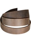 1  1 2    Crazyhorse Buffalo Solid Leather Strap  Distressed Belt Blank  Strip