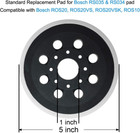 2 Pack 5 Inch 8 Hole Hook   Loop Replacement Sander Pad For 5  Bosch Ros20vs    