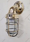 Brass Nautical American Paulhuhn Wall Light   Vintage Marine Ship Sconce