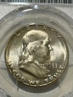 1953 S Franklin Silver Half Dollar Pcgs Ms65