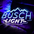 Custom Busch Light Neon Sign Led Bar Wall Light Home Bar Pub Man Cave Beer Decor