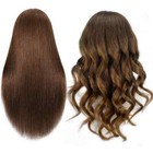100  Real Human Hair Doll Head For Training Head Kit Mannequin Head Styling