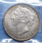 1890 Newfoundland 20 Cents Cccs Graded Ef-40