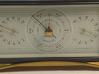 Vintage Airguide Instrument Co Barometer Thermometer Humidity Usa Vintage Mcm