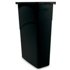 Rubbermaid Fg354099bla Slim Jim Black 23 Gallon Waste Container