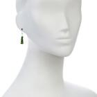 Jay King Sterling Silver Chrome Diopside Bead Drop Earrings