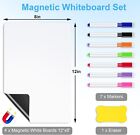4 Pack Magnetic Dry Erase Board Sheet For Fridge  12 x8  Erasable Refrigerator W