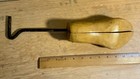 Antique Boot Tree  Wood And Cast Iron  Cobbler Shoe Stretcher