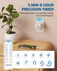 Dewenwils Plug In Light Timer Wireless Remote  8 Preset Countdown 