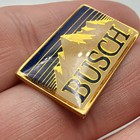 1982 Busch Beer Mountain Logo Lapel Pin Anheuser Busch Advertising Badge Vintage