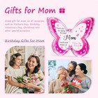 Mom Birthday Gifts From Daughter Son- Acrylic Butterfly Plaque Gifts For Mom