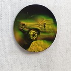 Vintage 80s Stickers 3d Hologram Holographic Truck Car Auto Sticker 1  Rare