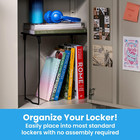 Stac-a-shelf Locker Organizer Shelf  Stackable  Extra Tall  Fits Standard Size S