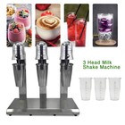 Commercial Stainless Steel Milk Shake Machine Triple Head Drink Mixer 110v Bar