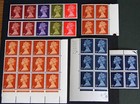 Gb Qeii Predecimal Definitive Blocks   Strips Margins Phosphor  Mint Mnh