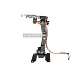 6dof Mechanical Robot Arm Frame Clamp Claw Mount With Servos Diy Kit For Arduino