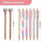 Pen Gifts For Women  8 Pcs Unique Metal Bling Ballpoint Pens With Black Ink O   