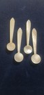 Vintage Mother Of  Pearl Set Of 4 Caviar Spoons