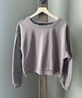 Z Supply Active   It s A Good Day Open Back Sweatshirt In Twilight   Size M  euc
