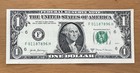2017  1 Note Misaligned Off Center Cut  top Of Note  Obv rev 