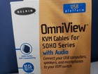 Belkin Omniview Kvm Cable Kit 10 Ft F1d9101-10 Soho Series Vga Usb W  Audio New