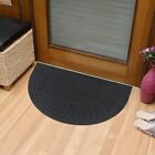 Half Round Door Mat Entrance Rug Floor Mats Set Of 2 Shoes Scraper Doormat